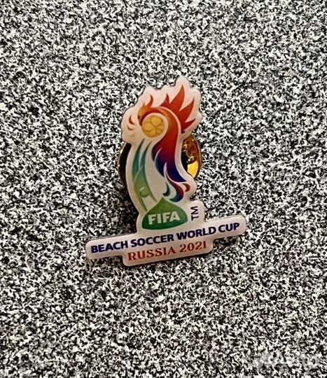 Значок Чемпиона мира по пляжному футболу 2021