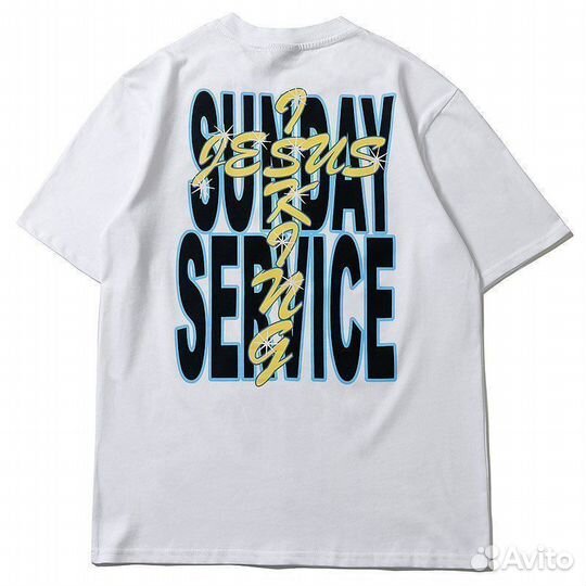 Футболка sunday service Белая