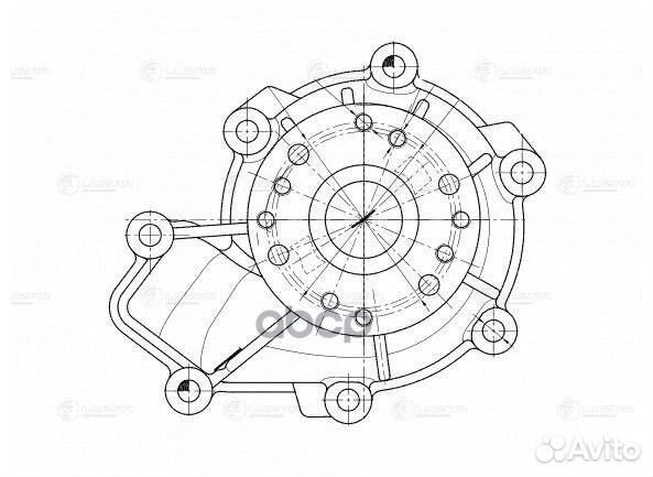 Насос водяной SsangYong Musso (93) /Korando (95
