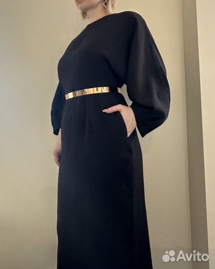Платье черное женское 44
