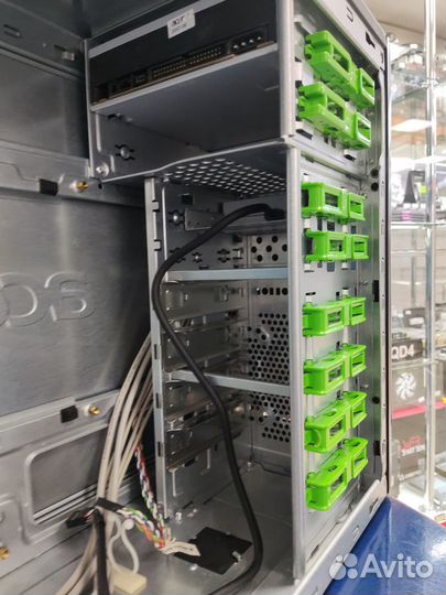 Корпус acer Aspire mATX + DVD привод + карт-ридер