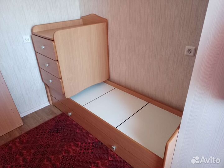 Детская кроватка трансформер с комодом
