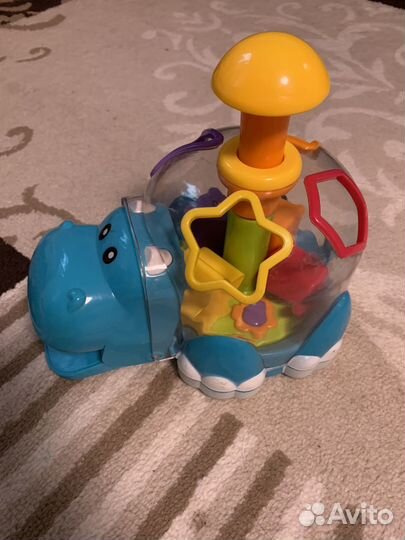 Игрушка сортер бегемот