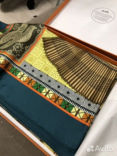 Шелковый платок hermes новый