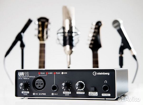 Новый аудиоинтерфейс Steinberg UR12. Доставка