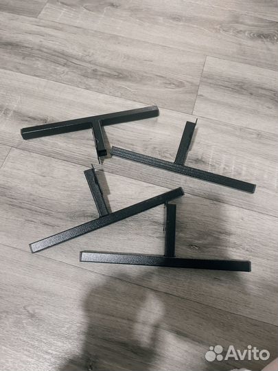 Ножки мебельные металлические черные