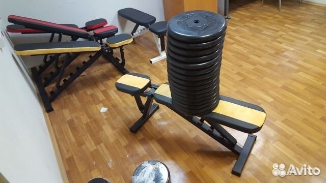 Штанга 74 кг Стойки со страховкой Скамья