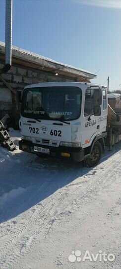 Аренда и услуги манипулятора, стрела 3 т, 7 м, борт 6 т, 5.5 м