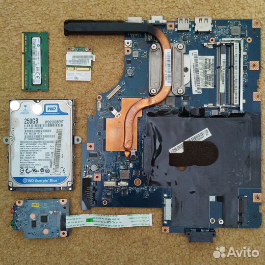 Ноутбук lenovo g 565 на запчасти