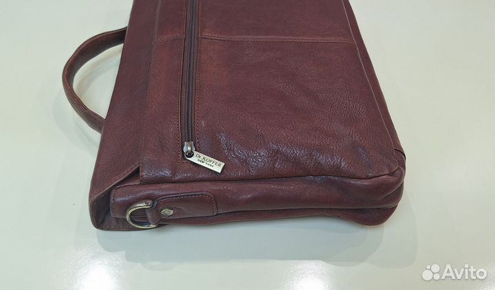 Кожаный портфель dr koffer