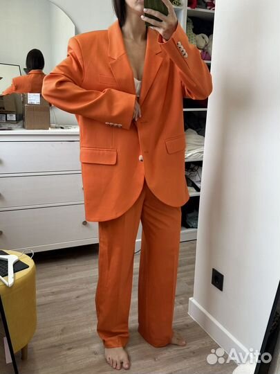 Костюм брючный eclata оранжевый