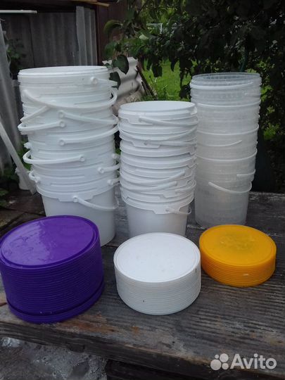 Ведра пластиковые