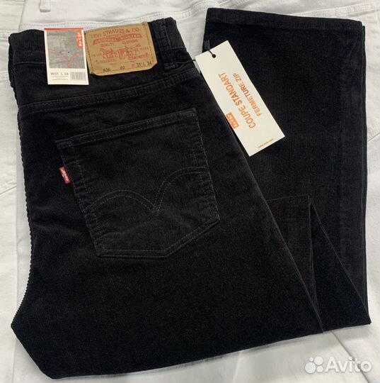 Вельвет Levi's 630 Coupe Standart Black