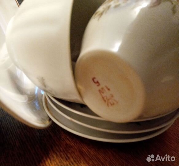 Кофейный сервиз, фарфор, Бокал керамика