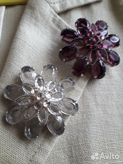 Брошь цветок, винтаж