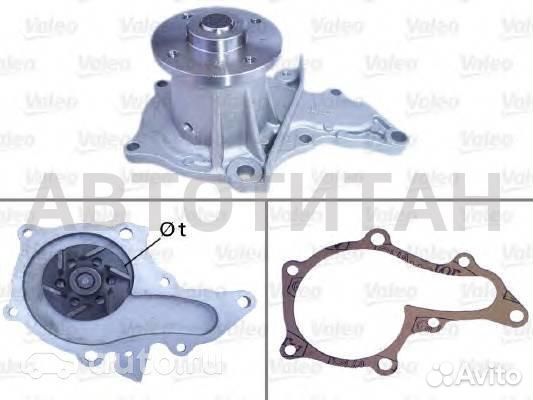 Помпа водяная (в сборе ) Toyota 4/5AFE Carina, Cor