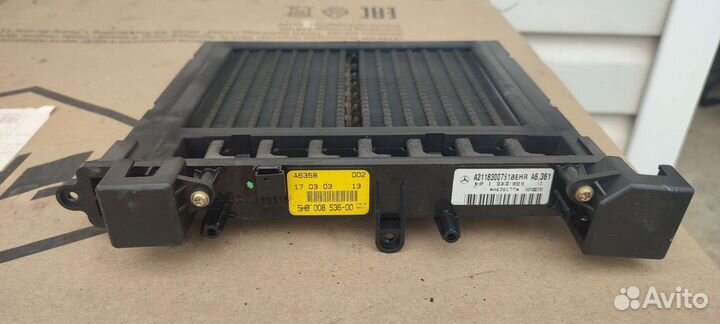 Мерседес W 211 радиатор печки электрический