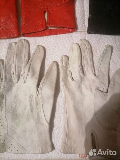 Женские кожаные перчатки СССР