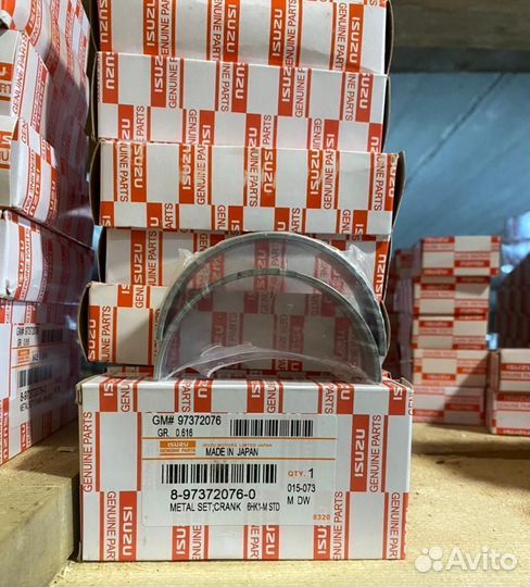 Вкладыш коренной 8-97372076-0 (6HK1)