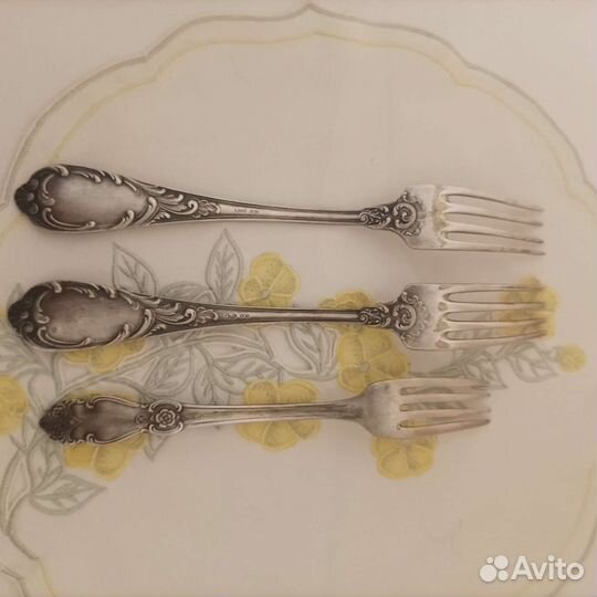 Вилка мельхиор