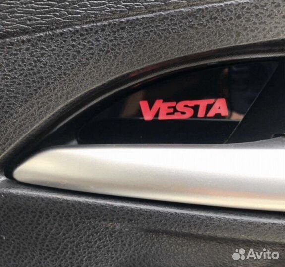 Накладки в ручки дверей с подсветкой Веста