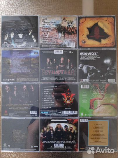 CD диски Rock, Metal