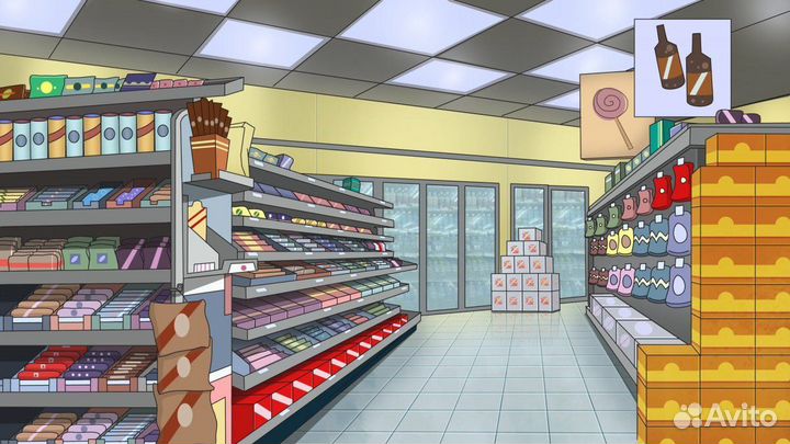 Выкладка в магазине (без кассы)