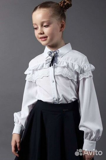 Блузка нарядная 128