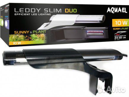 Cветильник aquael leddy slim 10W DUO sunny & plan
