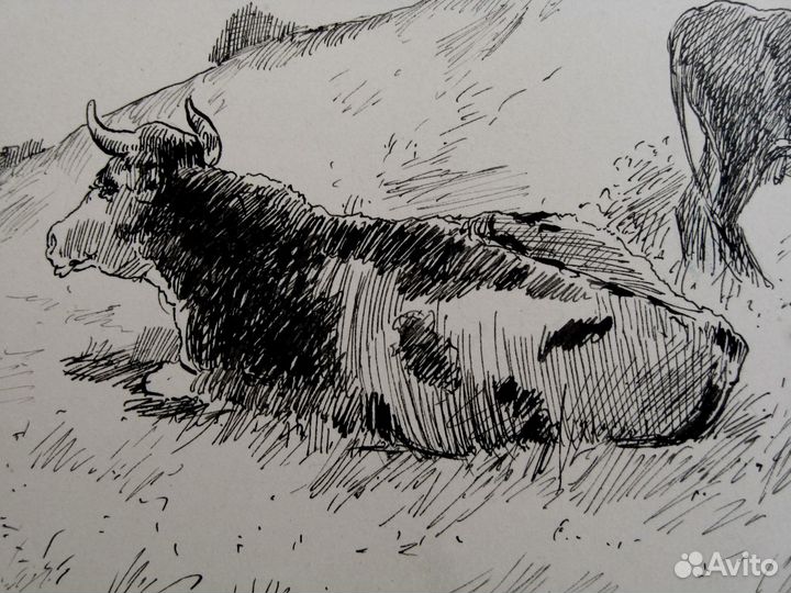 Рисунок Пастушка Симонетта Жанна Лабрус 1890-е гг