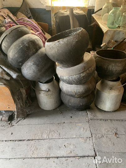 Чугунок СССР с крышкой