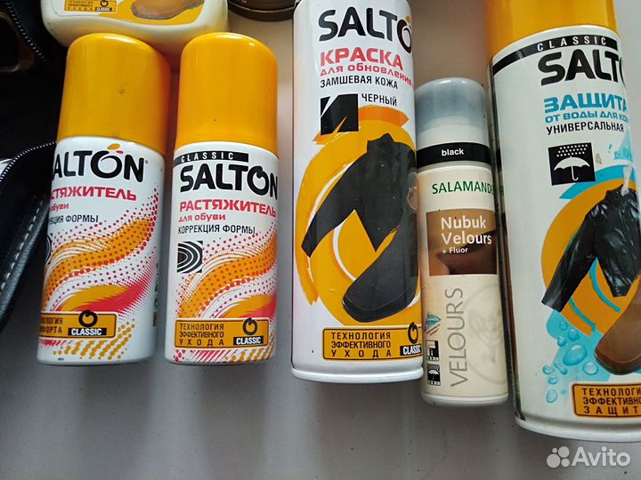 Средства для ухода за кожей и обувью