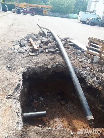 Прокол под дорогой. Горизонтальное бурение. гнб