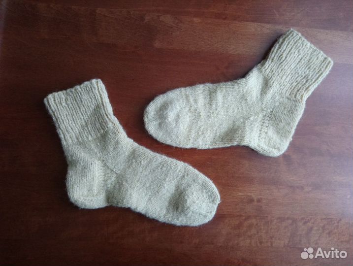 Носки вязаные шерстяные новые