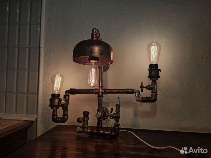 Настенный светильник стимпанк, лофт