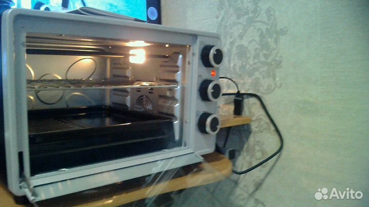 Мини печь духовка новая galaxy 23л. с конвекцией