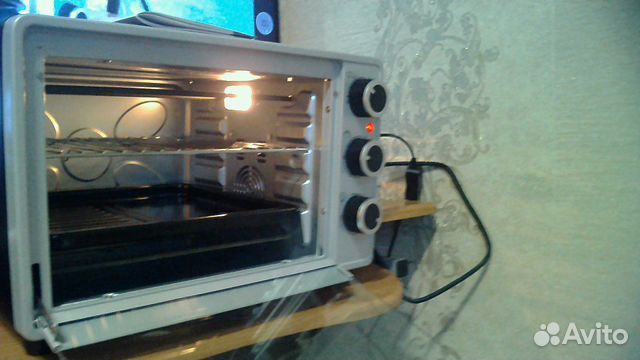 Мини печь духовка новая galaxy 23л. с конвекцией