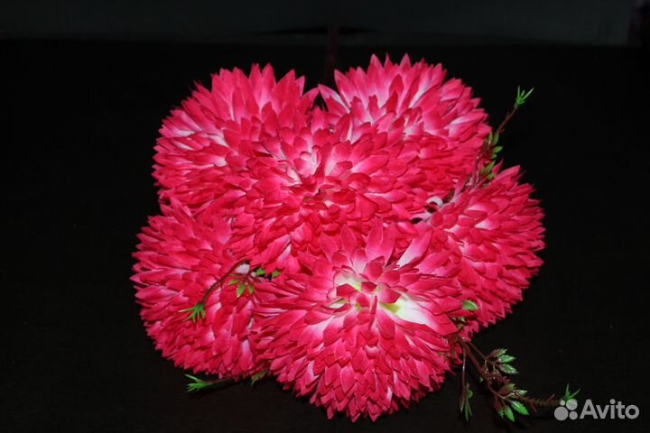 Искусственные цветы хризантема одноголовая