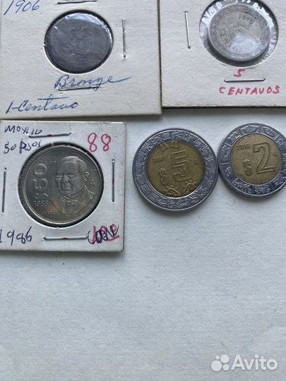 Монеты Мексики