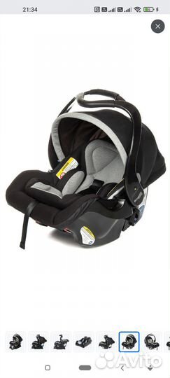 Детская автолюлька- переноска от 0