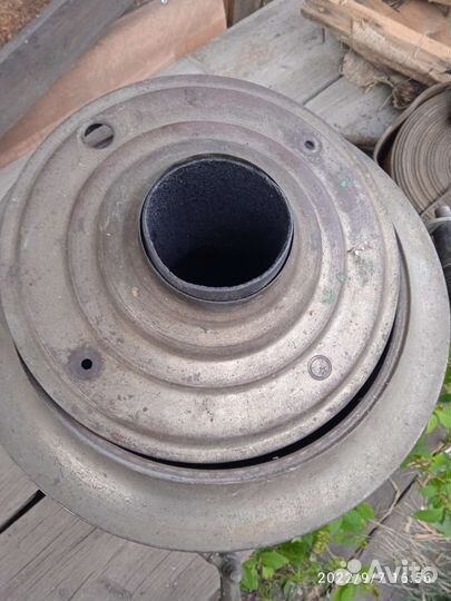 Самовар тпз латунь на дровах