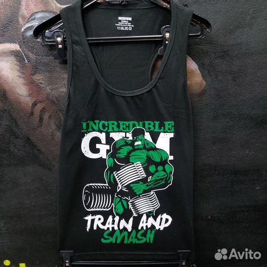 Майка GYM Train and Smash