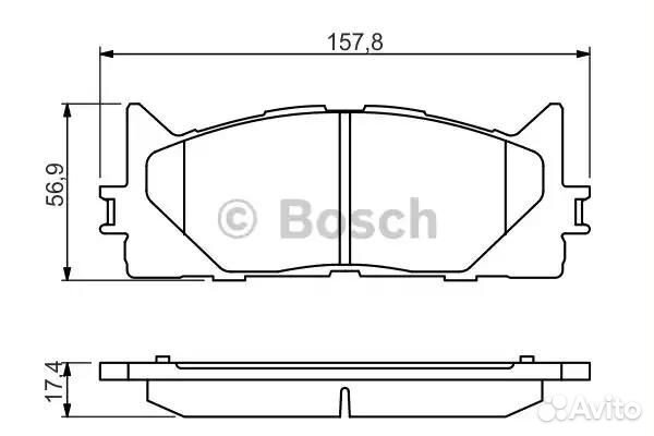 Колодки тормозные дисковые перед