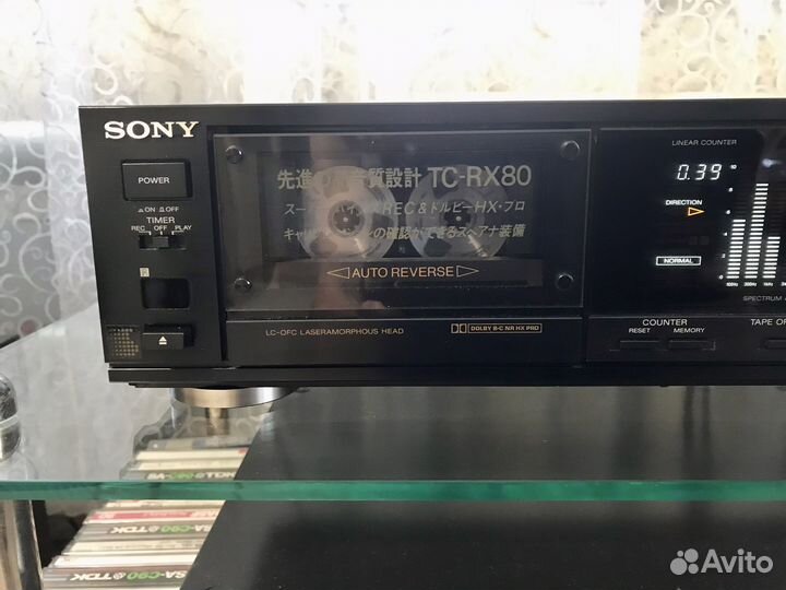 Дека кассетная Sony TC-RX80