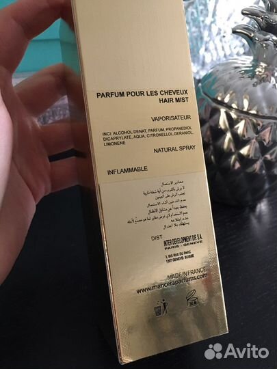 Mancera roses vanille hair mist оригинал