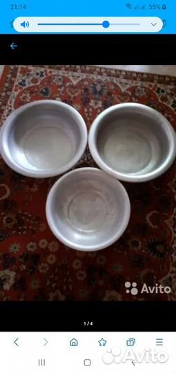 Тазы алюминевые из СССР