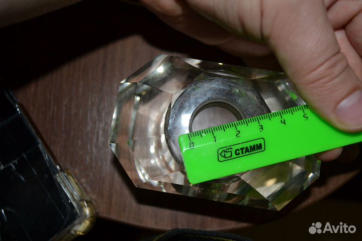 Плафон хрустальный 10см 3 шт
