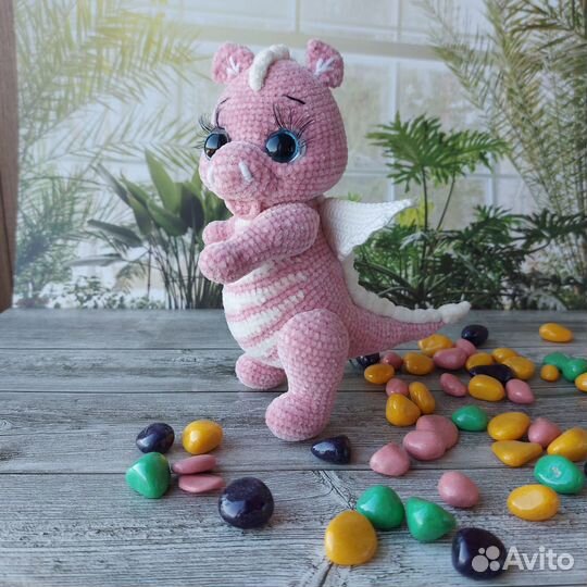 Вязаные игрушки дракон