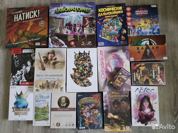 Много игр. Есть редкие