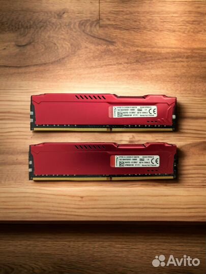 Оперативная память DDR4 16gb Kingston HyperX Fury